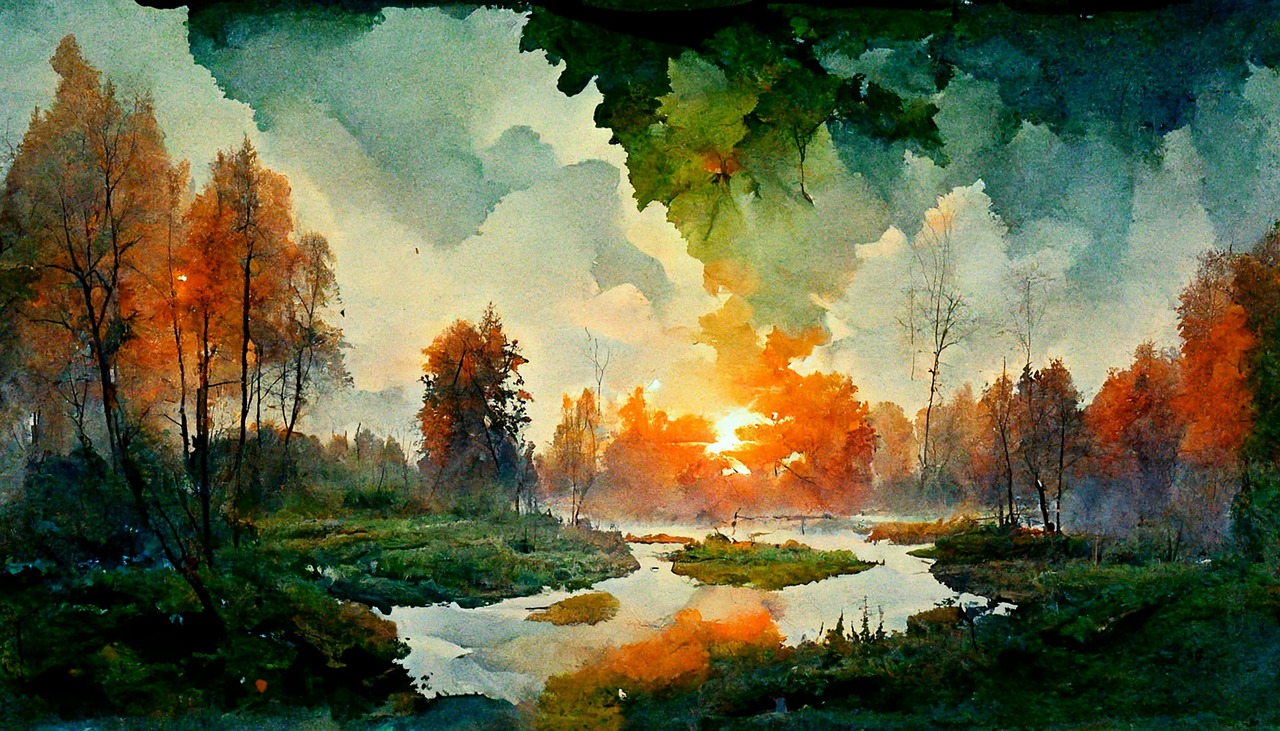 landscape nature painting