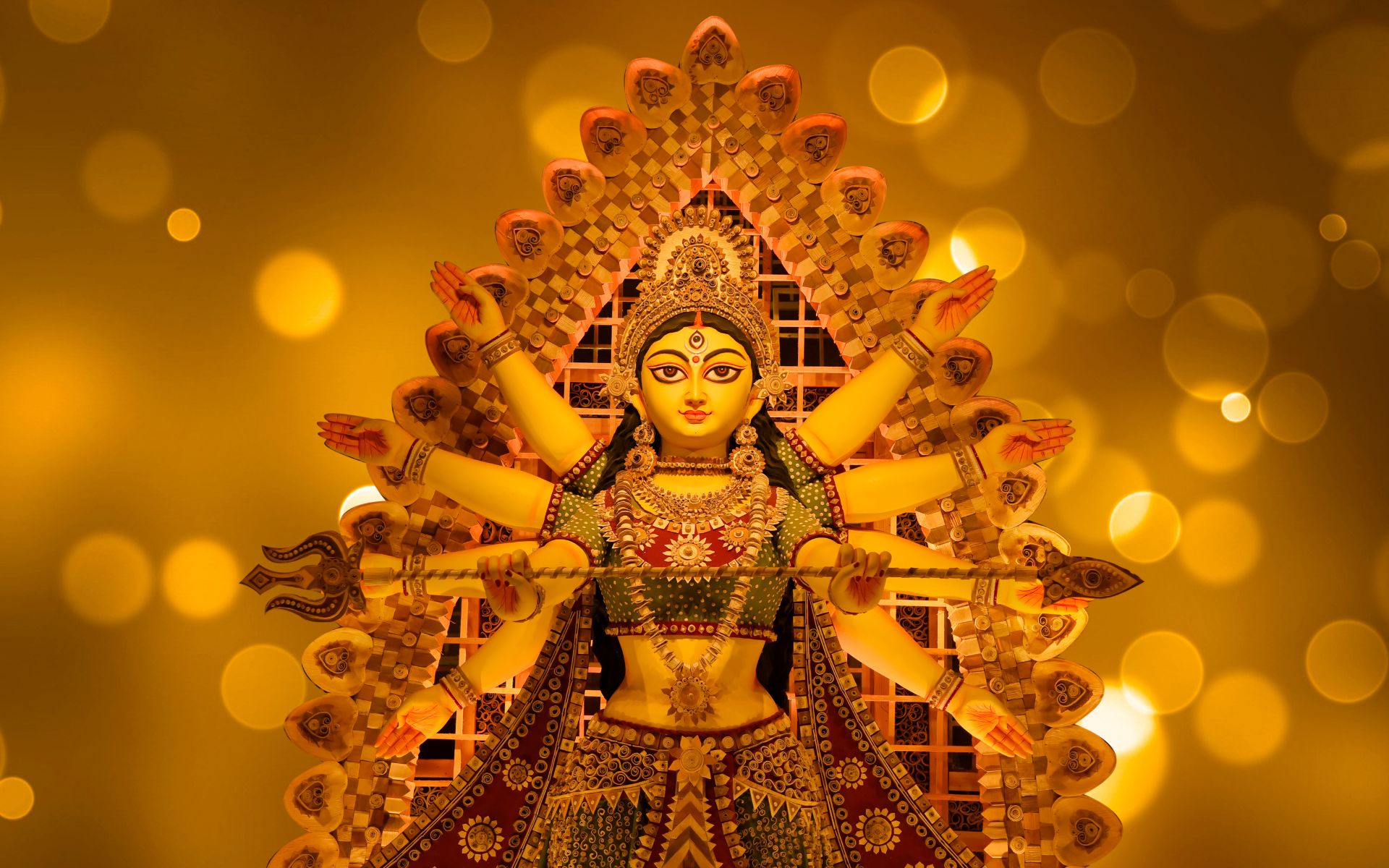 Mata Rani Wallpaper 3d  Goddess Maa Durga