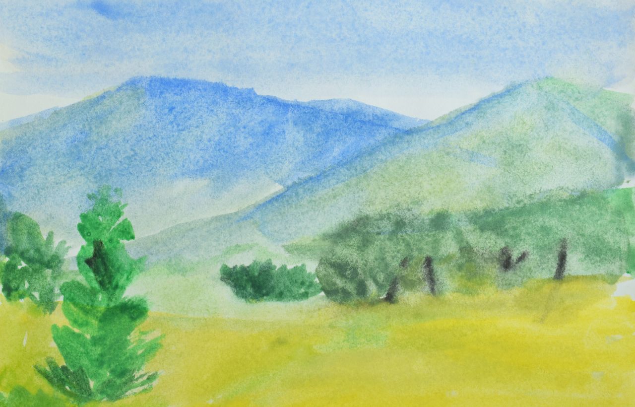 simple nature painting